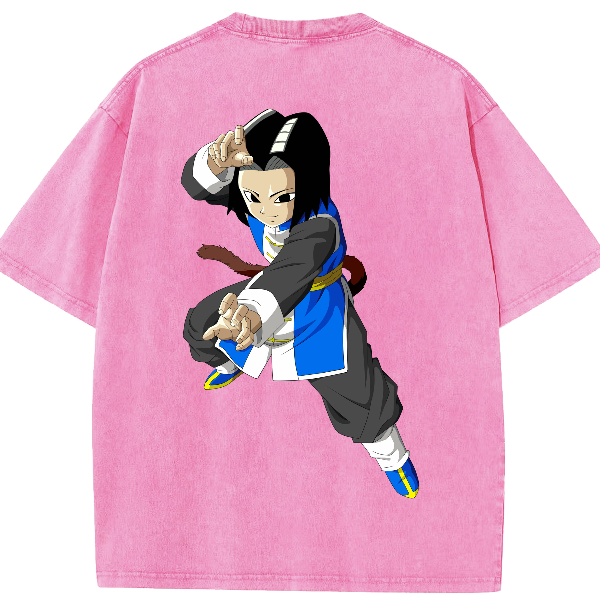 （画像用） ドラゴンボール DRAGON BALL 綿100% ヴィンテージ風 半袖Tシャツ（背面プリント）